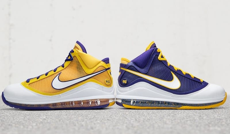 nike lebron vii qs lakers